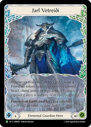 Image for Jarl Vetreidi (GEM076) - Flesh and Blood TCG