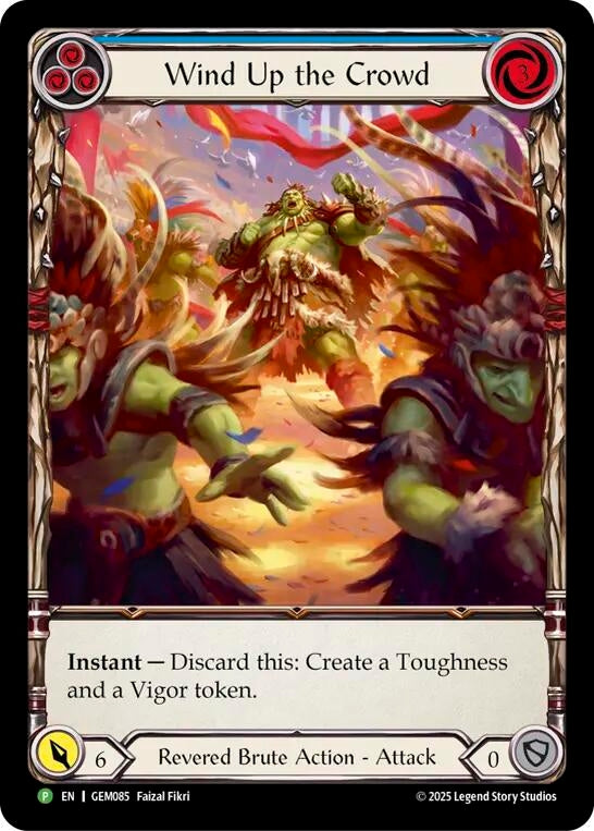 Image for Wind Up the Crowd (GEM085) - Flesh and Blood TCG