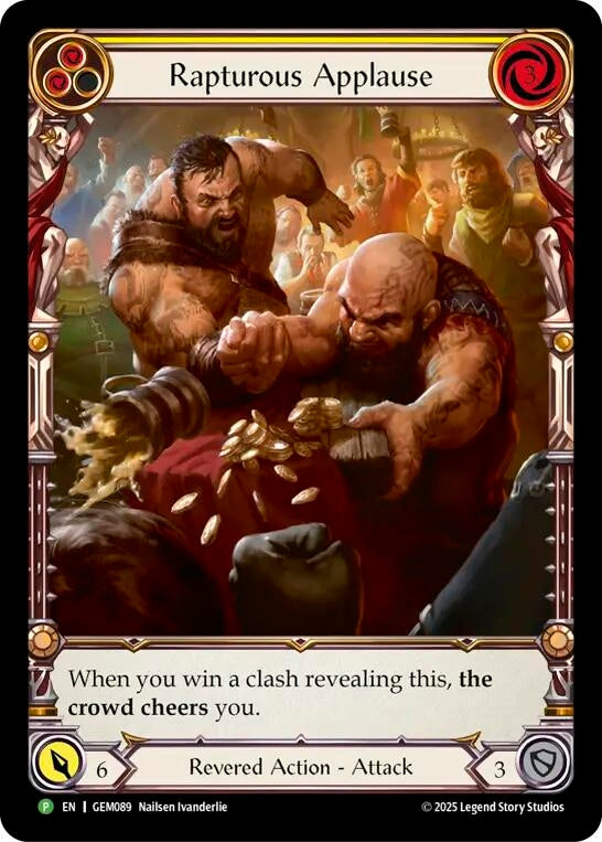 Image for Rapturous Applause (GEM089) - Flesh and Blood TCG