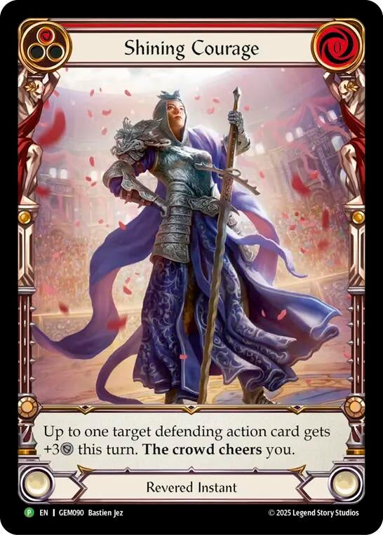 Image for Shining Courage (GEM090) - Flesh and Blood TCG