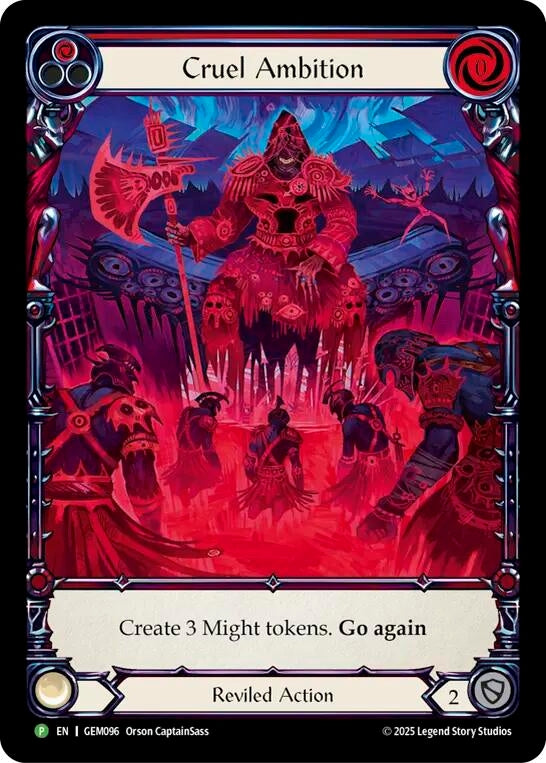 Image for Cruel Ambition (GEM096) - Flesh and Blood TCG