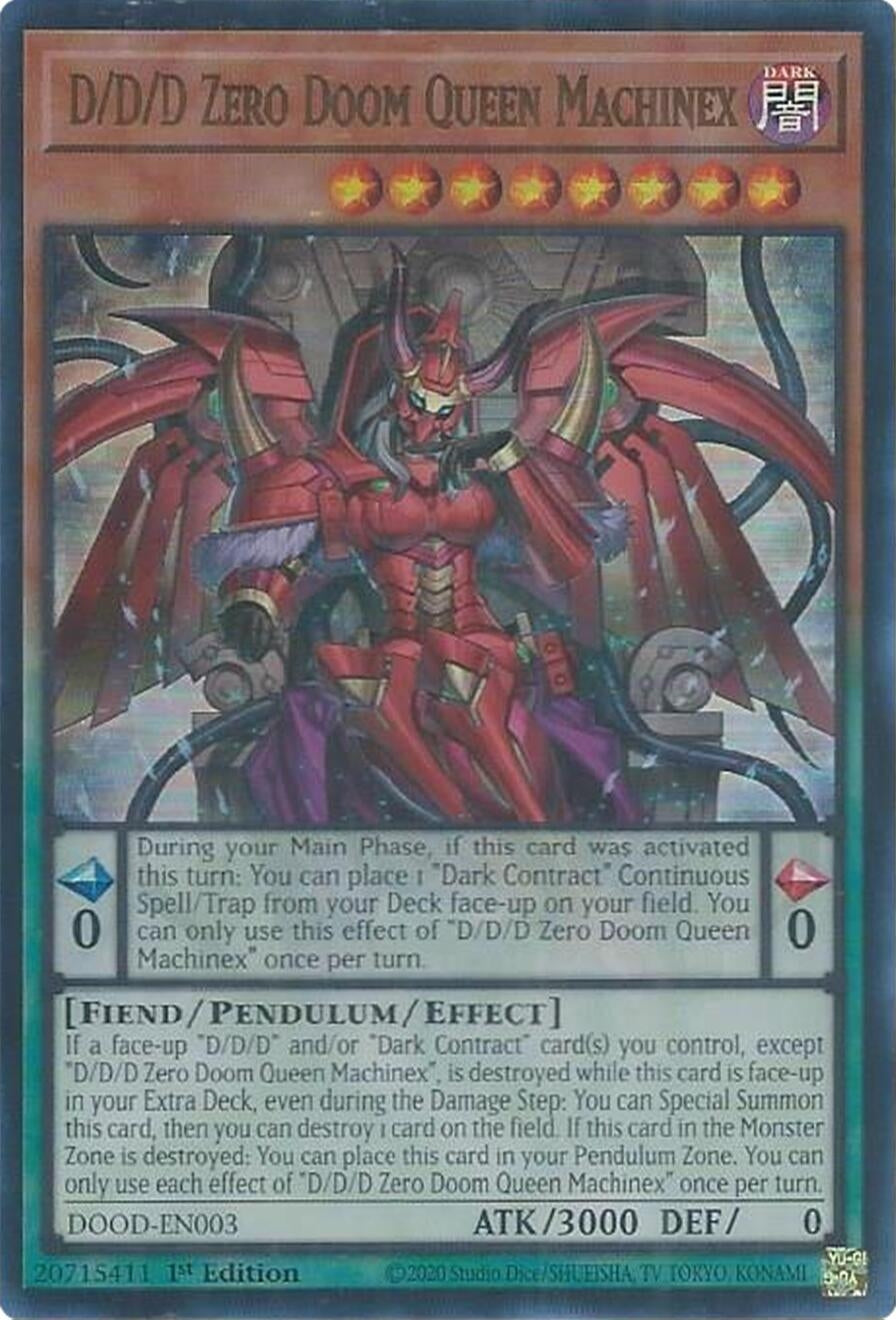 D/D/D Zero Doom Queen Machinex (DOOD-EN003) (Doom of Dimensions)