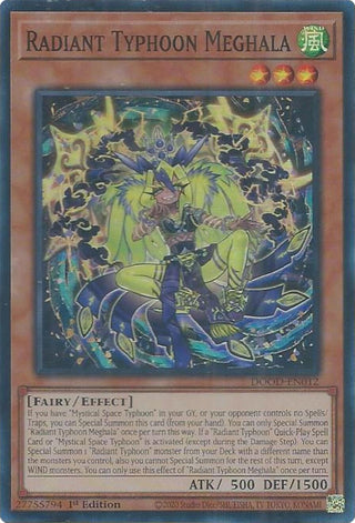 Image for Radiant Typhoon Meghala (DOOD-EN012) (Doom of Dimensions) - YuGiOh