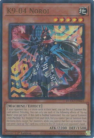 Image for K9-04 Noroi (DOOD-EN025) (Doom of Dimensions) - YuGiOh