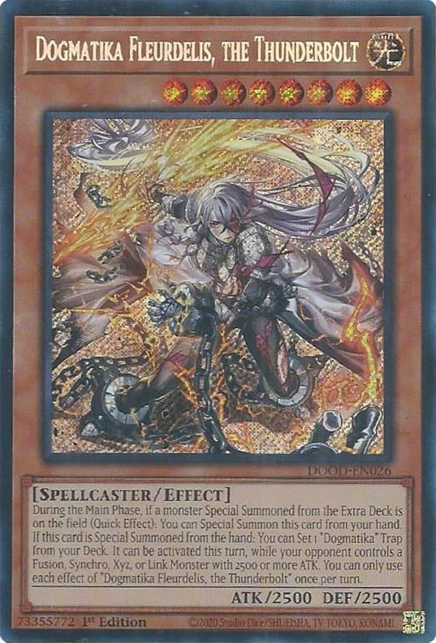 Dogmatika Fleurdelis, the Thunderbolt (DOOD-EN026) (Doom of Dimensions)