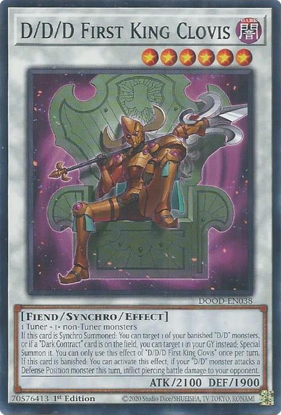 D/D/D First King Clovis (DOOD-EN038) (Doom of Dimensions)