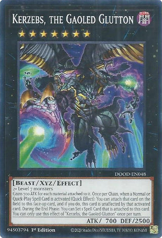 Kerzebs, the Gaoled Glutton (DOOD-EN048) (Doom of Dimensions)