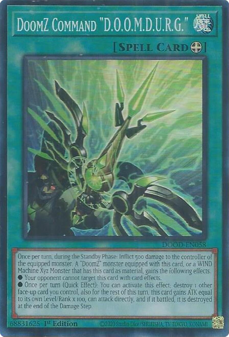 DoomZ Command "D.O.O.M.D.U.R.G." (DOOD-EN058) (Doom of Dimensions)