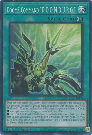 DoomZ Command "D.O.O.M.D.U.R.G." (DOOD-EN058) (Doom of Dimensions)