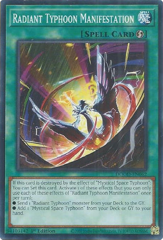 Radiant Typhoon Manifestation (DOOD-EN062) (Doom of Dimensions)