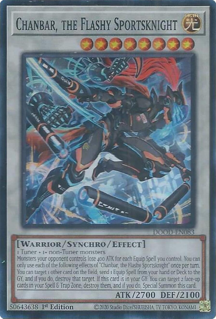 Chanbar, the Flashy Sportsknight (DOOD-EN083) (Doom of Dimensions)