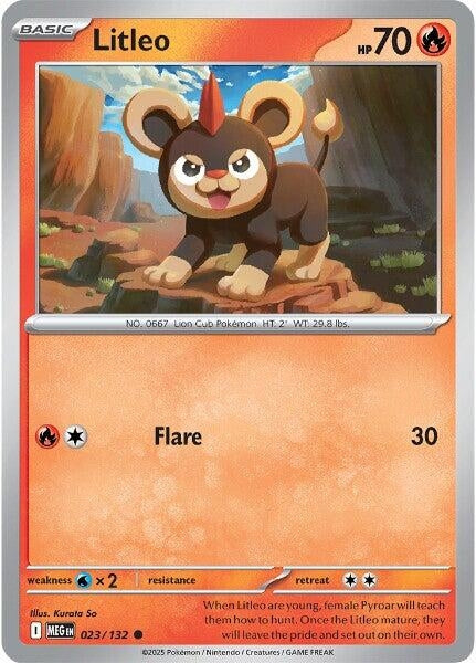 Image for Litleo (023/132) (ME01: Mega Evolution) - Pokemon