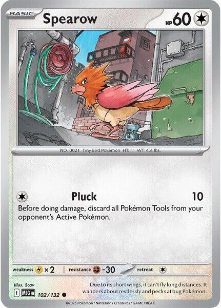 Image for Spearow (102/132) (ME01: Mega Evolution) - Pokemon