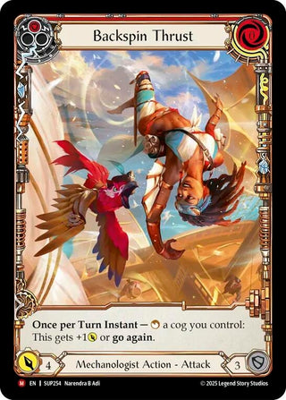 Image for Backspin Thrust (Extended Art) (SUP254) - Flesh and Blood TCG