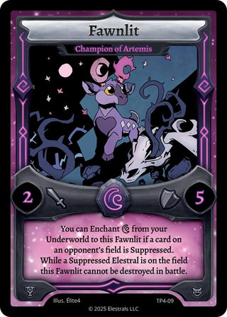 Image for Fawnlit - Champion of Artemis (TP4-09) (Organized Play Series 4) - Elestrals