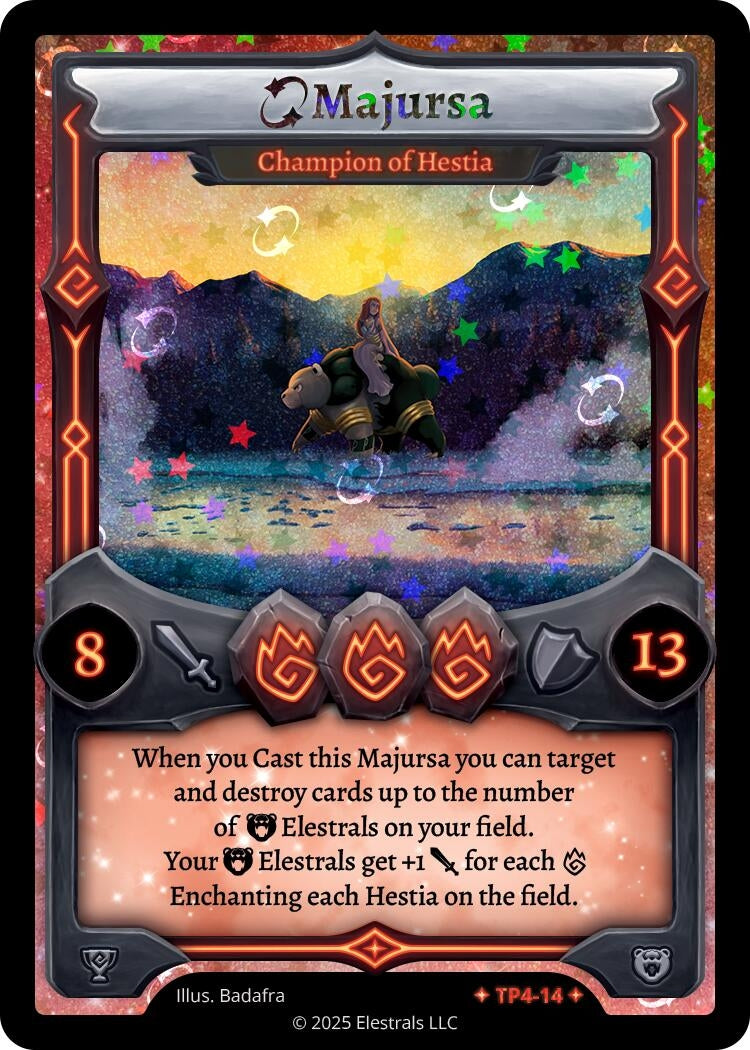 Image for Majursa - Champion of Hestia (TP4-14) (Organized Play Series 4) - Elestrals
