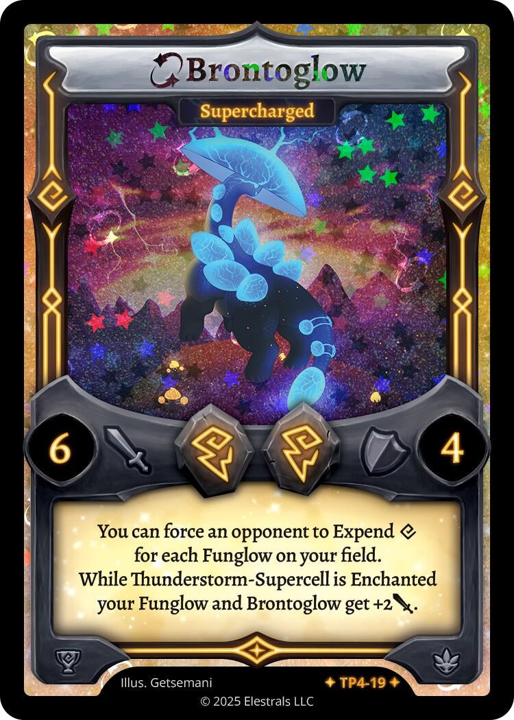 Image for Brontoglow - Supercharged (TP4-19) (Organized Play Series 4) - Elestrals