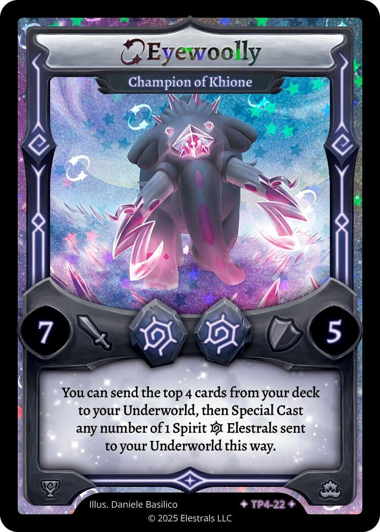 Image for Eyewoolly - Champion of Khione (TP4-22) (Organized Play Series 4) - Elestrals