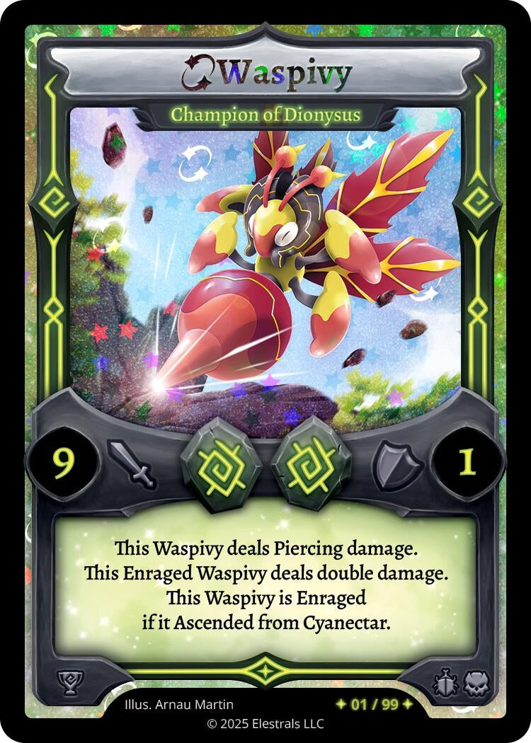 Image for Waspivy - Champion of Dionysus (Serialized) (x/99) (Organized Play Series 4) - Elestrals