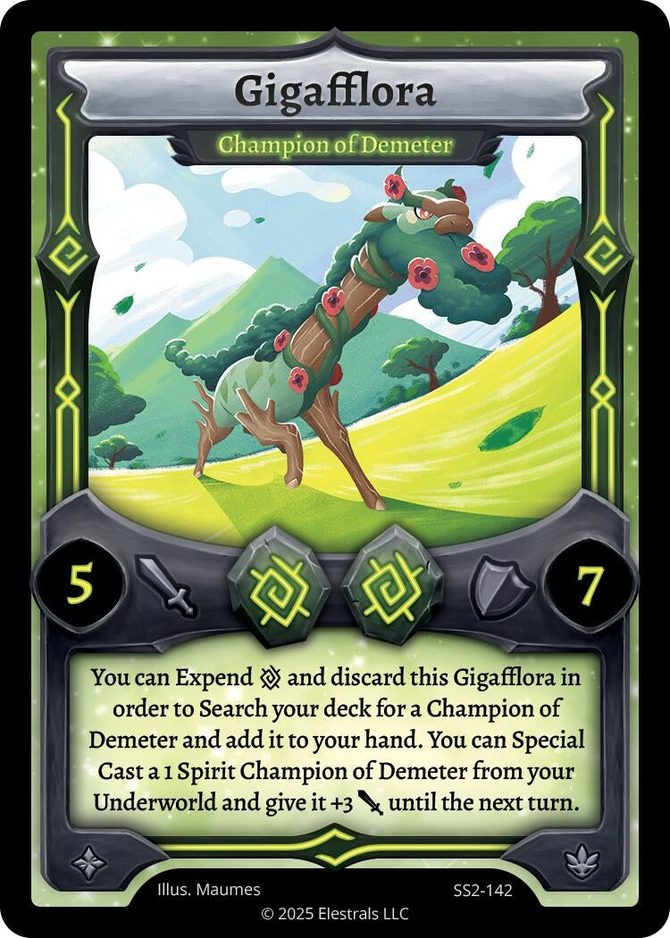 Image for Gigafflora - Champion of Demeter (SS2-142) (Shattered Stars Chapter 2 [SS2]) - Elestrals