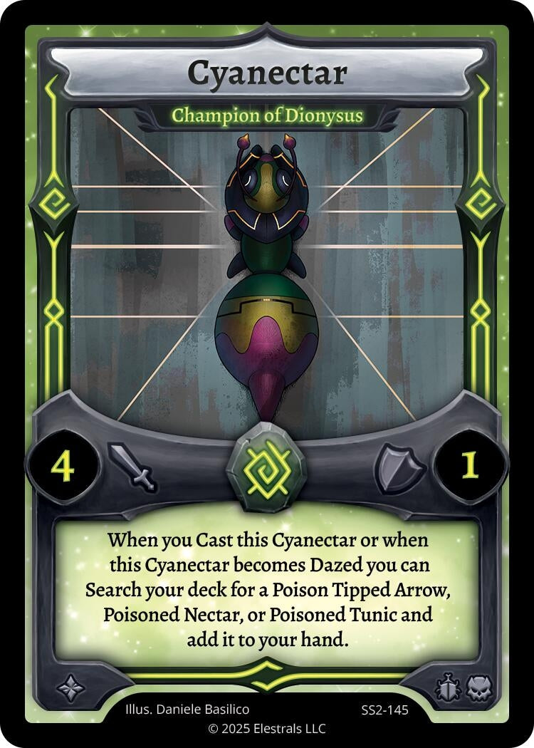 Image for Cyanectar - Champion of Dionysus (SS2-145) (Shattered Stars Chapter 2 [SS2]) - Elestrals