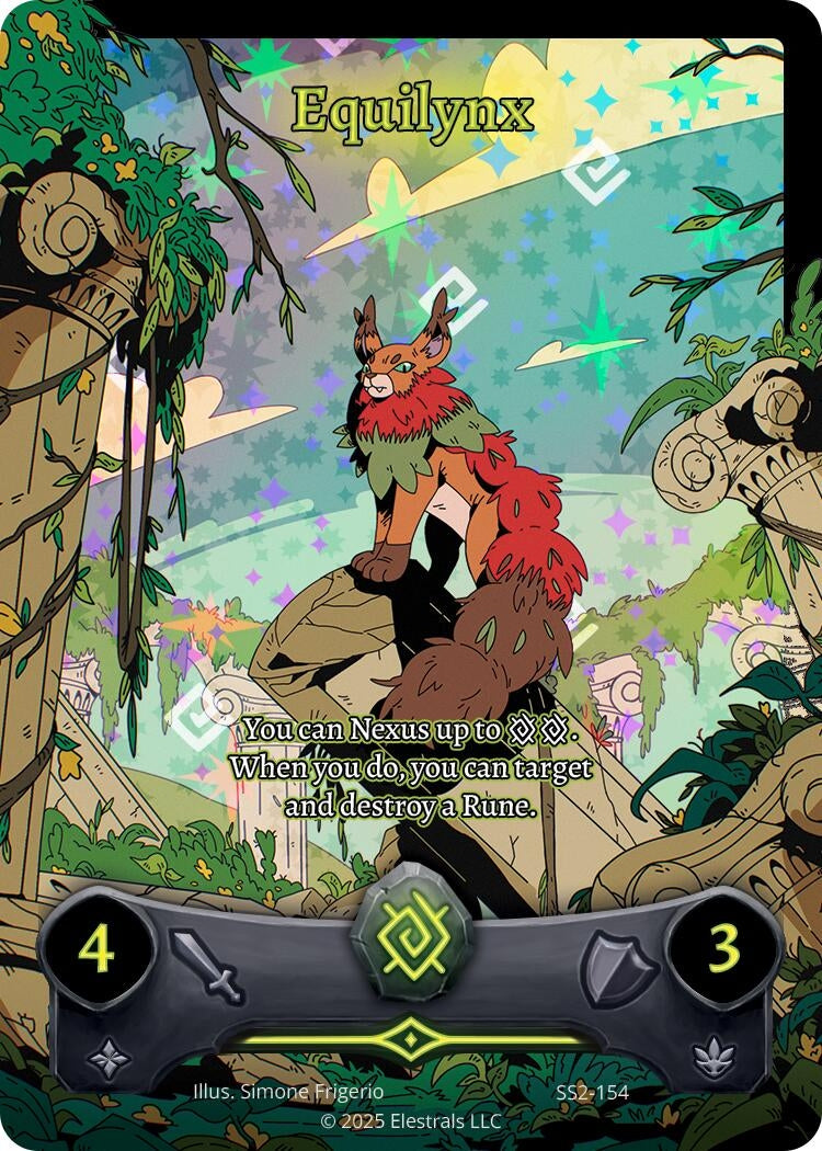 Image for Equilynx (Full Art) (SS2-154) (Shattered Stars Chapter 2 [SS2]) - Elestrals