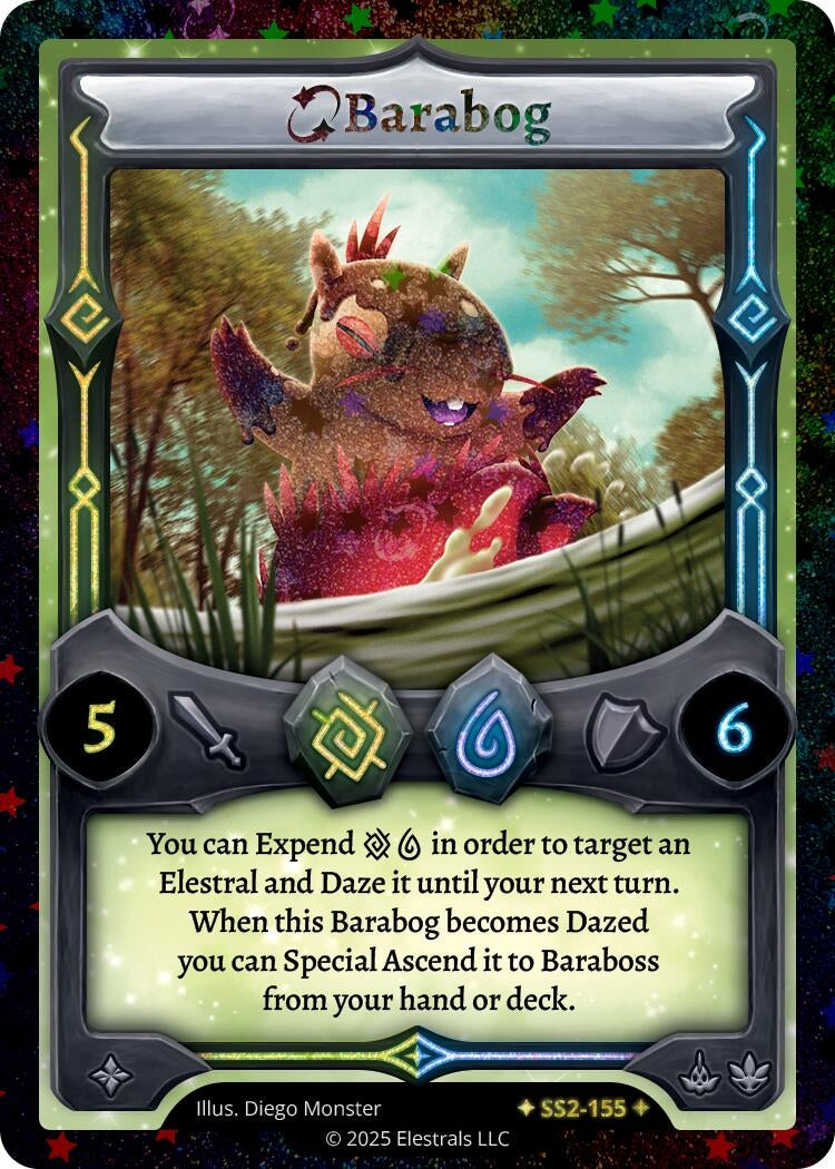 Image for Barabog (Stellar) (SS2-155) (Shattered Stars Chapter 2 [SS2]) - Elestrals