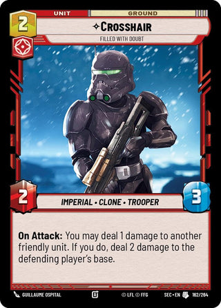 Image for Crosshair - Filled With Doubt (162/264) (Secrets of Power) - Star Wars: Unlimited