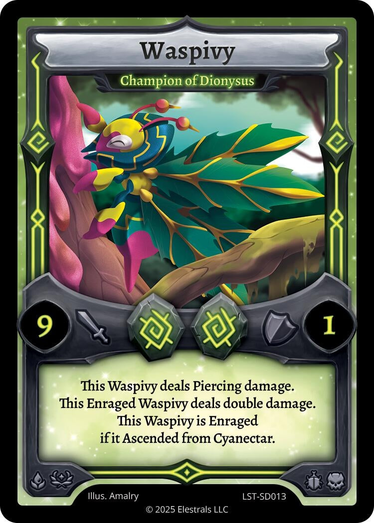 Image for Waspivy - Champion of Dionysus (LST-SD013) (Divine Champions: Lifestream Starter Decks) - Elestrals