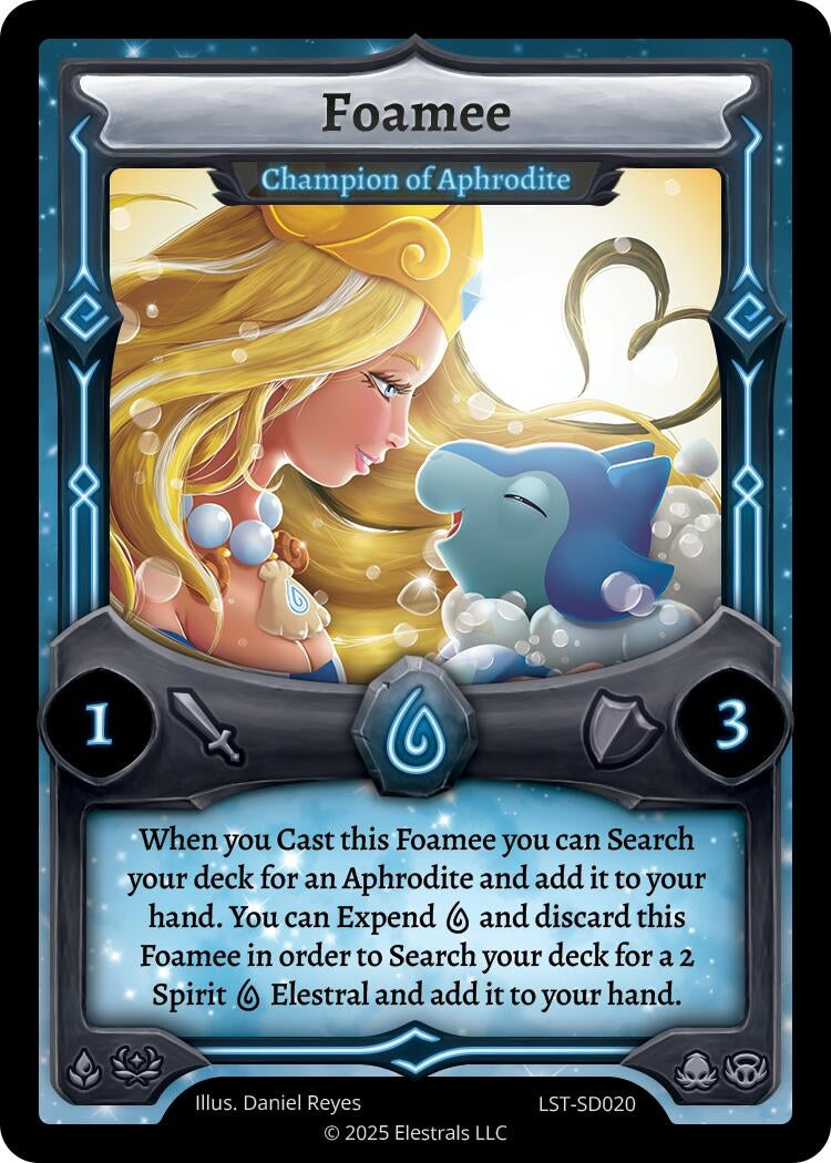 Image for Foamee - Champion of Aphrodite (LST-SD020) (Divine Champions: Lifestream Starter Decks) - Elestrals
