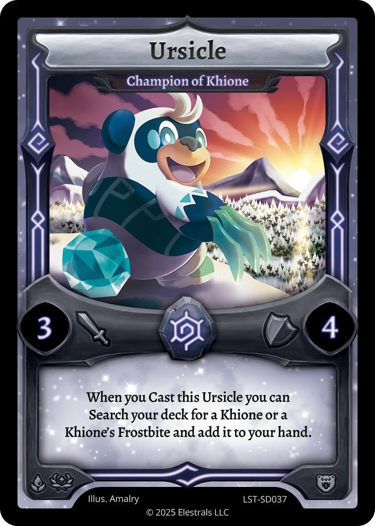 Image for Ursicle - Champion of Khione (LST-SD037) (Divine Champions: Lifestream Starter Decks) - Elestrals