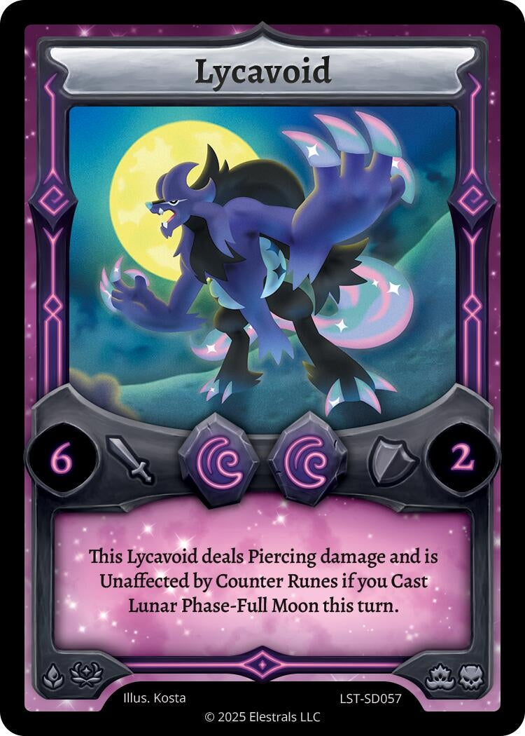 Image for Lycavoid (LST-SD057) (Divine Champions: Lifestream Starter Decks) - Elestrals