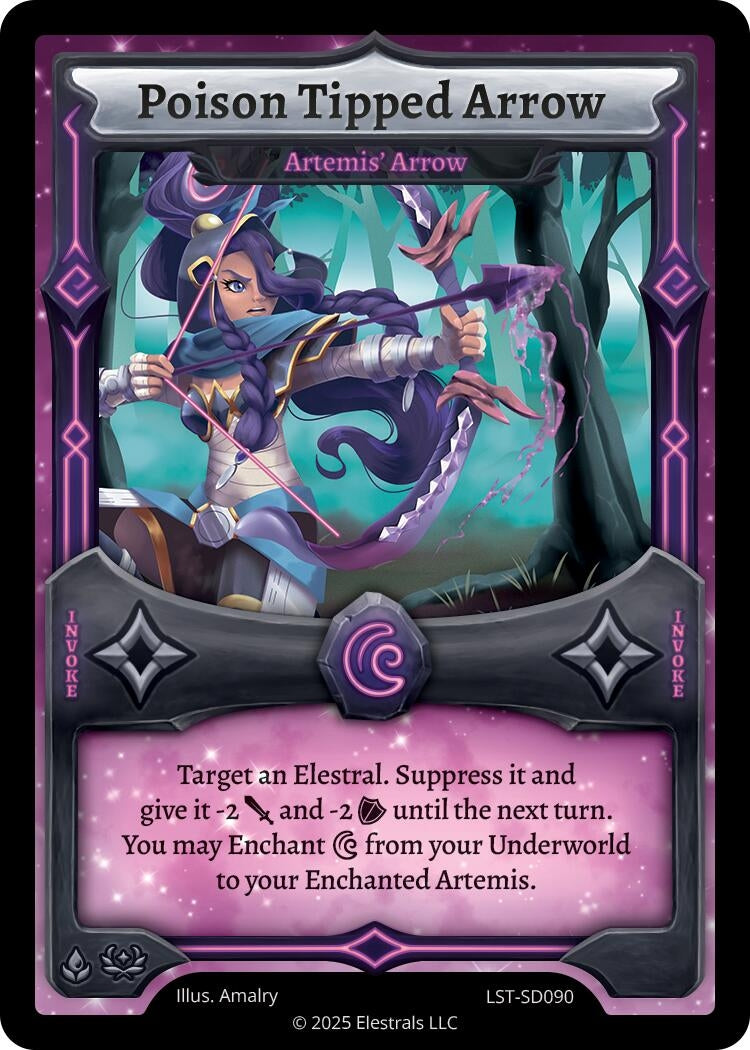 Image for Poison Tipped Arrow - Artemis' Arrow (LST-SD090) (Divine Champions: Lifestream Starter Decks) - Elestrals