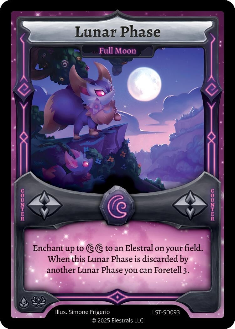 Image for Lunar Phase - Full Moon (LST-SD093) (Divine Champions: Lifestream Starter Decks) - Elestrals