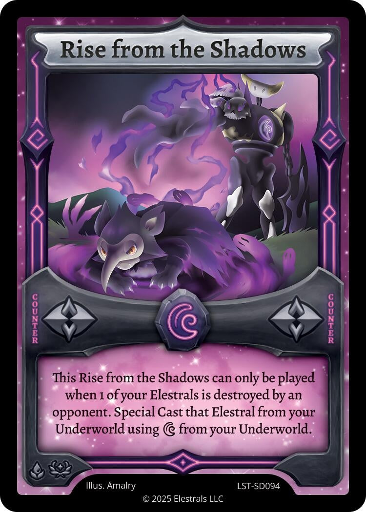 Image for Rise from the Shadows (LST-SD094) (Divine Champions: Lifestream Starter Decks) - Elestrals