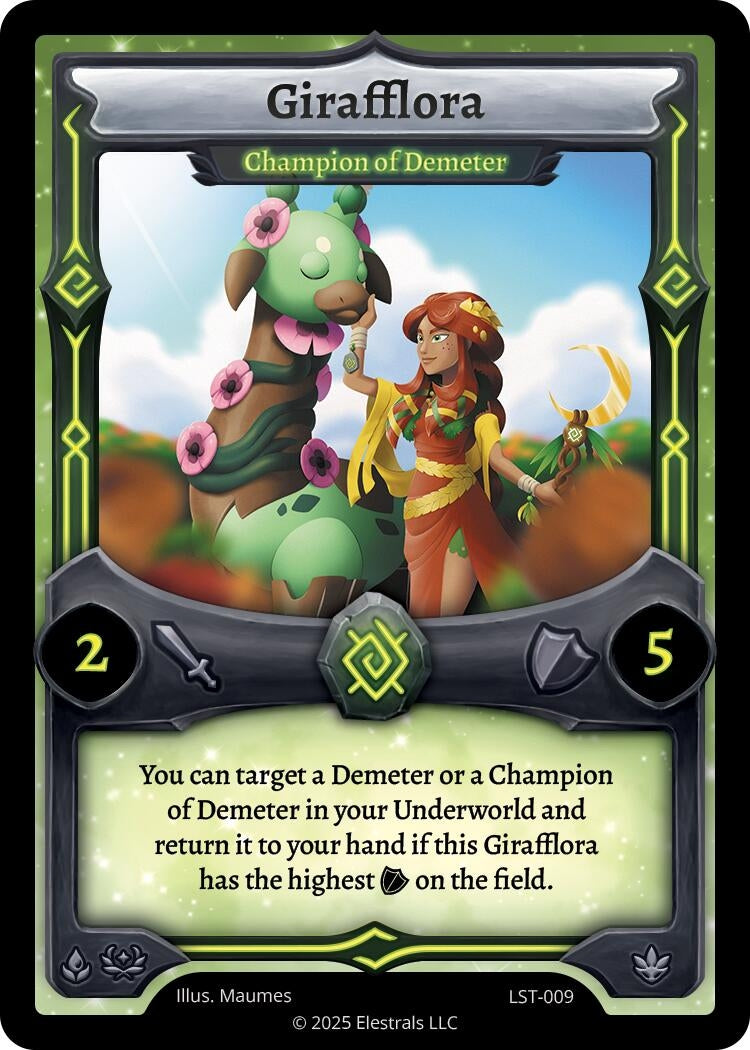 Image for Girafflora - Champion of Demeter (LST-009) (Divine Champions: Lifestream) - Elestrals