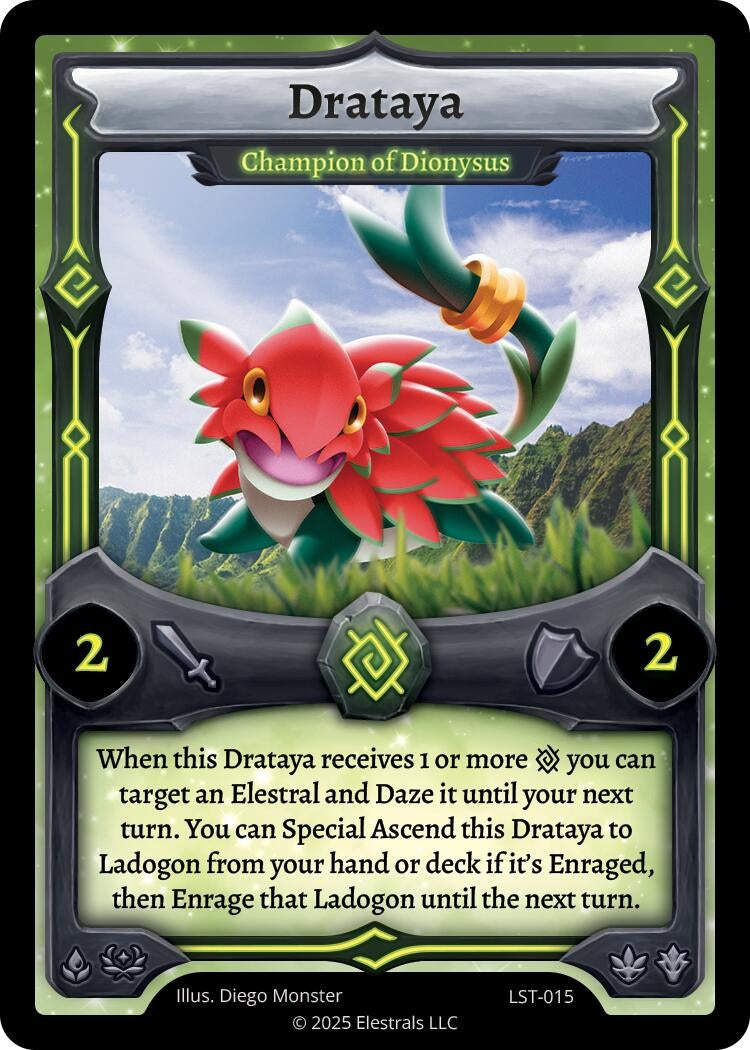 Image for Drataya - Champion of Dionysus (LST-015) (Divine Champions: Lifestream) - Elestrals