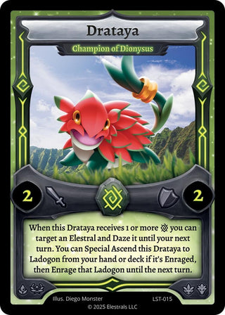 Image for Drataya - Champion of Dionysus (LST-015) (Divine Champions: Lifestream) - Elestrals