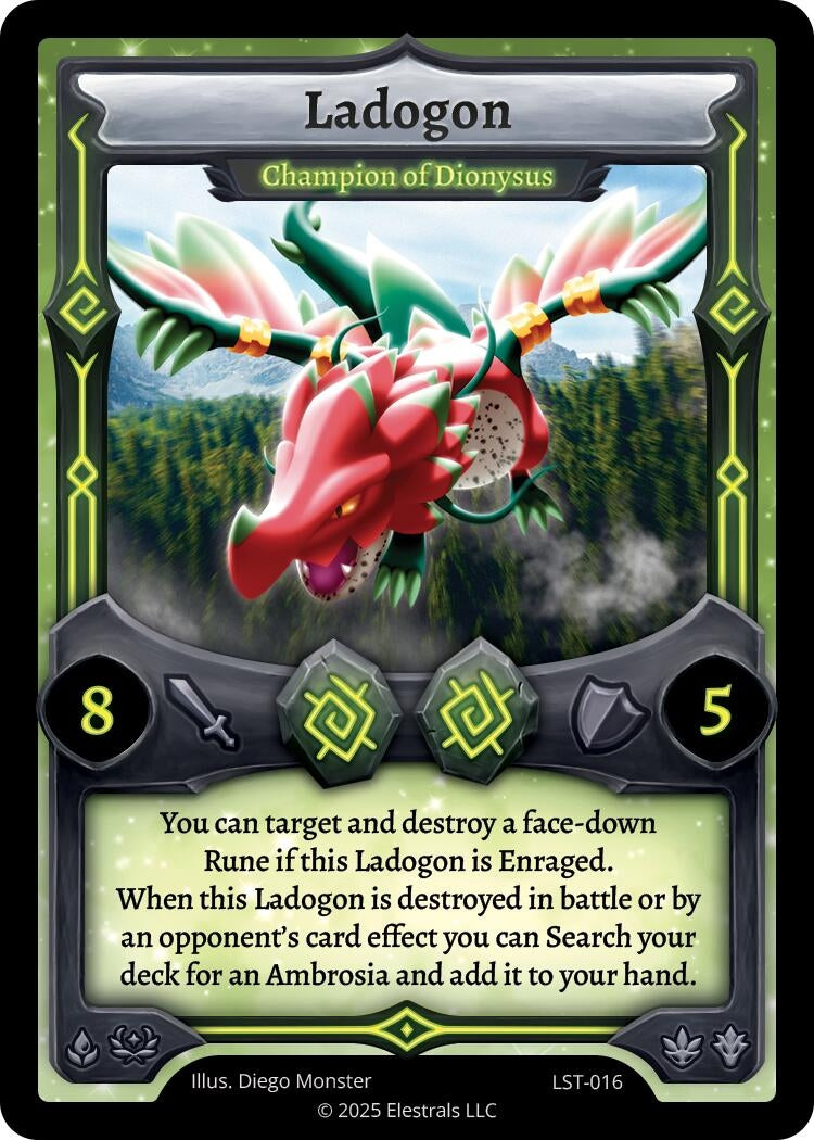 Image for Ladogon - Champion of Dionysus (LST-016) (Divine Champions: Lifestream) - Elestrals