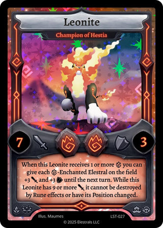Image for Leonite - Champion of Hestia (LST-027) (Divine Champions: Lifestream) - Elestrals