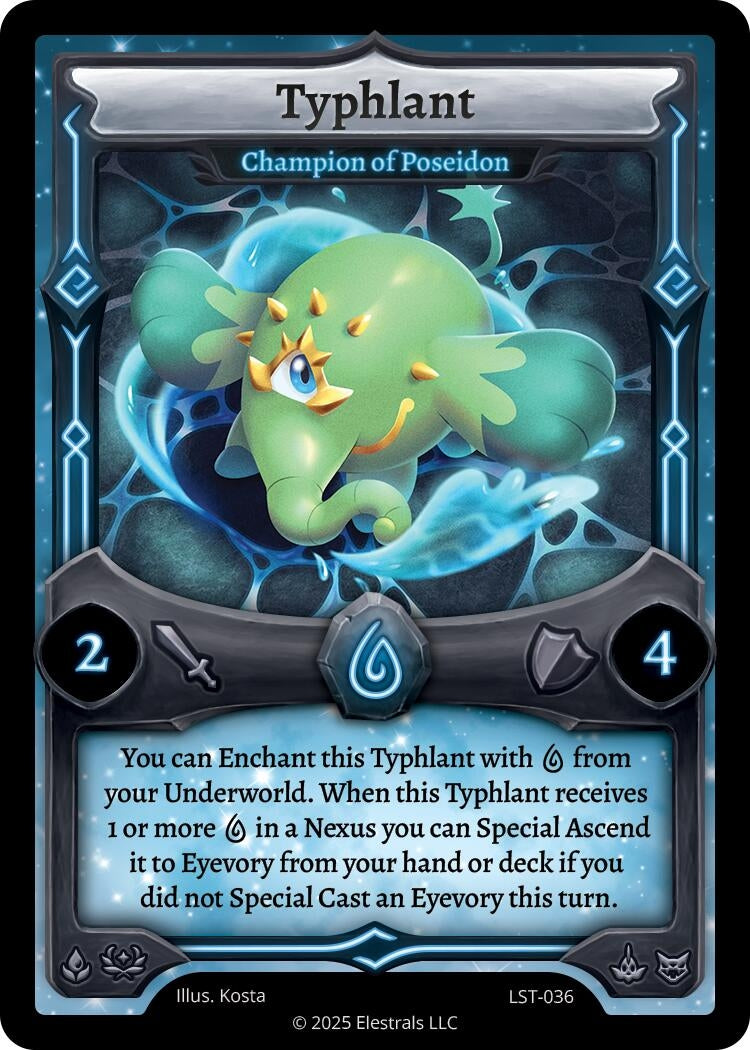 Image for Typhlant - Champion of Poseidon (LST-036) (Divine Champions: Lifestream) - Elestrals
