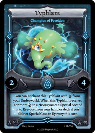 Image for Typhlant - Champion of Poseidon (LST-036) (Divine Champions: Lifestream) - Elestrals
