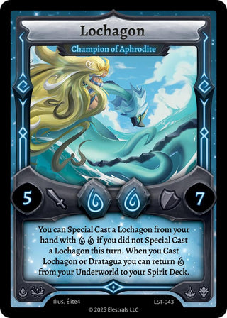 Image for Lochagon - Champion of Aphrodite (LST-043) (Divine Champions: Lifestream) - Elestrals