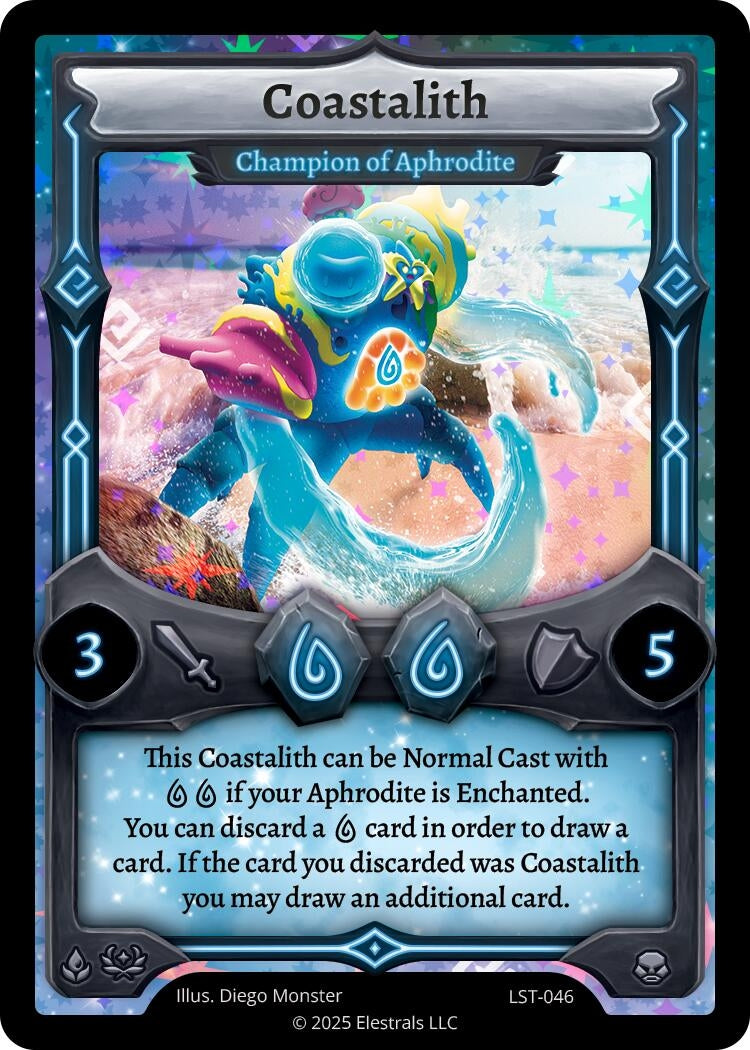 Image for Coastalith - Champion of Aphrodite (LST-046) (Divine Champions: Lifestream) - Elestrals