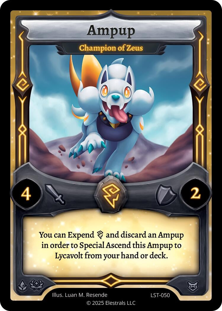 Image for Ampup - Champion of Zeus (LST-050) (Divine Champions: Lifestream) - Elestrals
