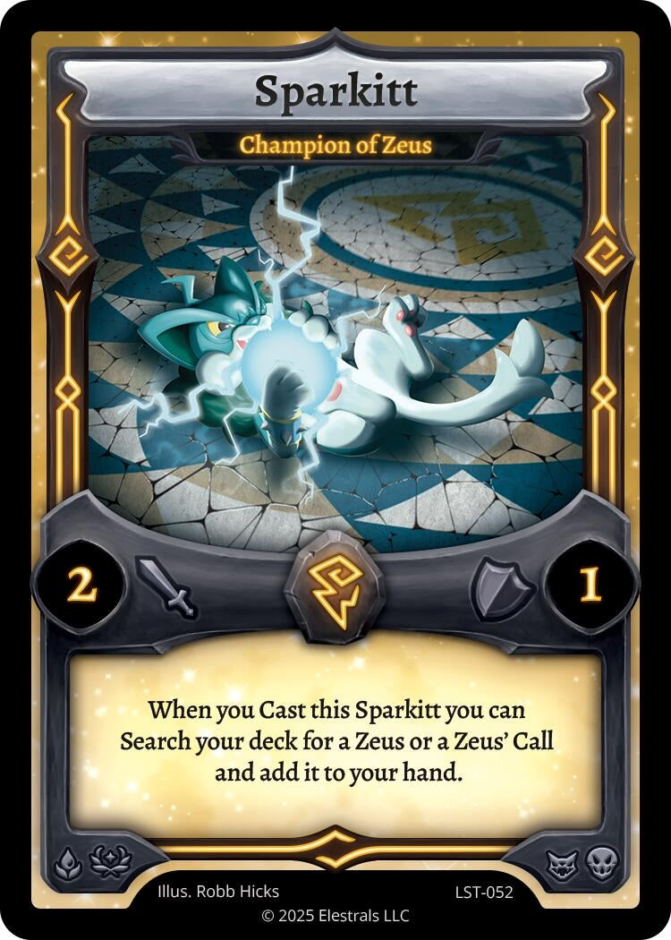 Image for Sparkitt - Champion of Zeus (LST-052) (Divine Champions: Lifestream) - Elestrals