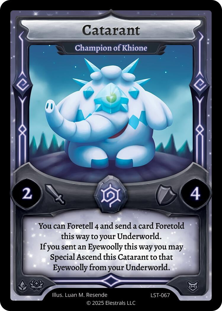 Image for Catarant - Champion of Khione (LST-067) (Divine Champions: Lifestream) - Elestrals