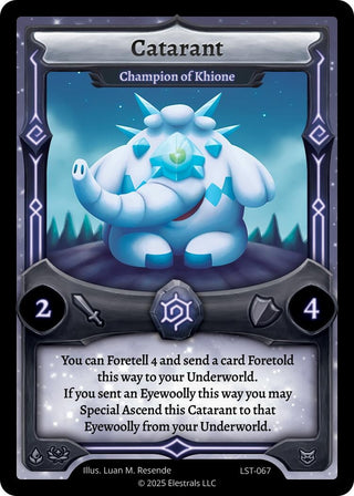 Image for Catarant - Champion of Khione (LST-067) (Divine Champions: Lifestream) - Elestrals