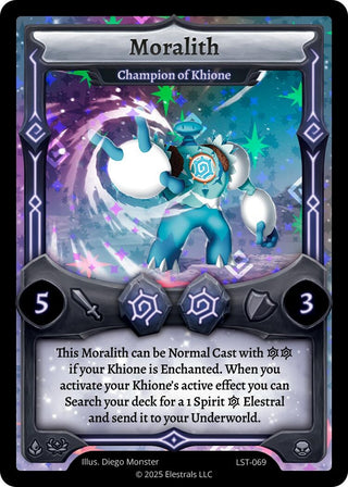 Image for Moralith - Champion of Khione (LST-069) (Divine Champions: Lifestream) - Elestrals