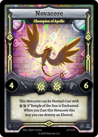 Image for Novacore - Champion of Apollo (LST-073) (Divine Champions: Lifestream) - Elestrals